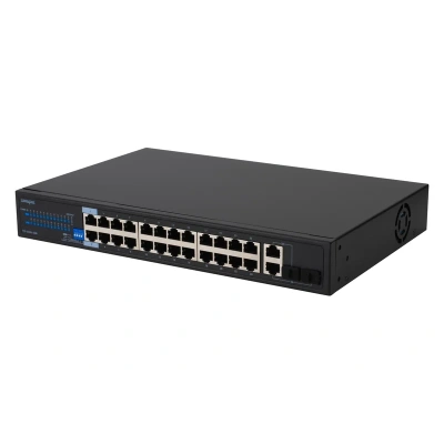Powertone PUS-2C24L-360R Неуправляемый PoE коммутатор 2