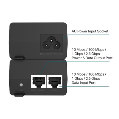 TP-Link POE260S Инжектор PoE+ 1