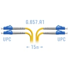 SNR SNR-PC-LC/UPC-DPX-A-15m Патчкорд оптический