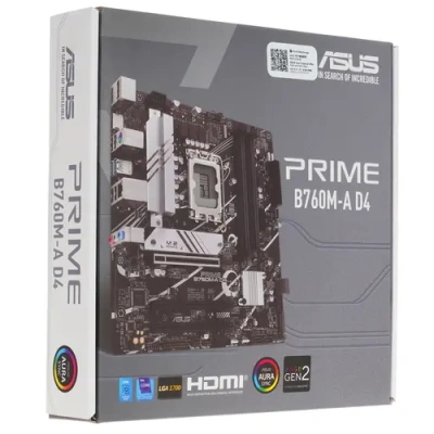 ASUS PRIME B760M-A D4-CSM 90MB1D00-M0EAYC Материнская плата 4