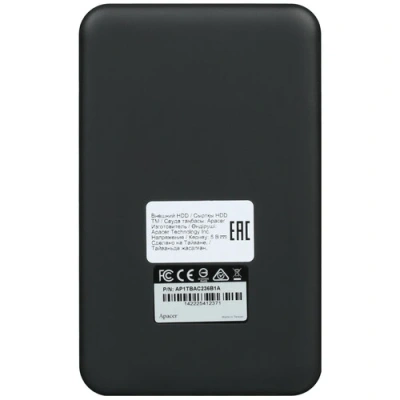 Apacer AP1TBAC236B-1 Внешний HDD 2