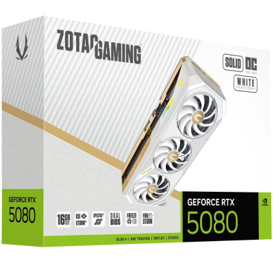 Zotac RTX5080 SOLID OC WHITE ED ZT-B50800Q-10P Видеокарта 7