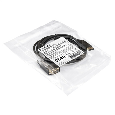 Exegate EX284914RUS Кабель DisplayPort-VGA 1