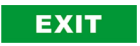 Bastion SKAT-24 EXIT Световой оповещатель охранно-пожарный (табло) 8585