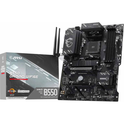 MSI B550 GAMING WIFI6E Материнская плата 4