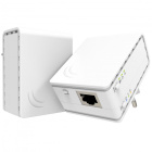 MikroTik PWR-Line AP (PL7411-2ND) Адаптер Powerline с точкой доступа Wi-Fi, 2.4 ГГц (b/g/n) 3