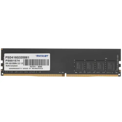 Patriot Signature Line 16GB Модуль памяти PSD416G320081