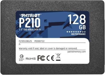 Patriot Memory P210 128 ГБ Накопитель SSD P210S128G25