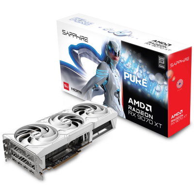 Sapphire RX9070XT PURE OC 16GB 11348-02-20G Видеокарта 1