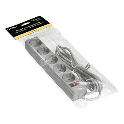 Exegate SP-5-1.8G EX221173RUS Сетевой фильтр 1