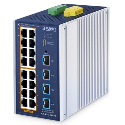 PLANET IGS-4215-16P4X Промышленный управляемый коммутатор