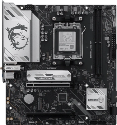 MSI B850M GAMING WIFI Материнская плата 1