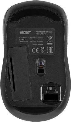 Acer OMR302 ZL.MCECC.01X Мышь беспроводная 5