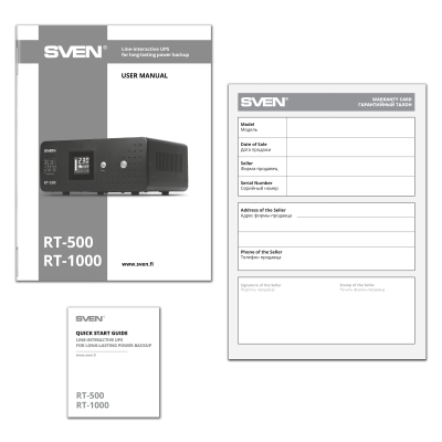 SVEN RT-1000 SV-013110 Источник бесперебойного питания 1