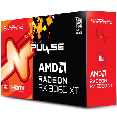 Sapphire RX9060XT PULSE OC 8GB 11350-04-20G Видеокарта 8