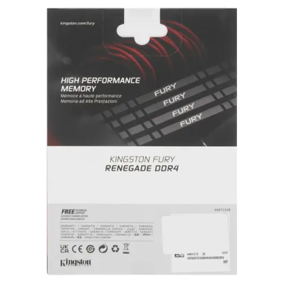Kingston FURY Renegade Black KF432C16RB/32 Память оперативная 32GB DDR4 3