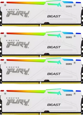 Kingston FURY Beast White RGB KF556C40BWAK4-128 Модуль памяти 1