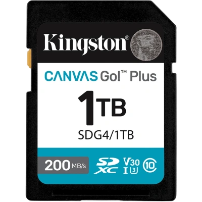Kingston Canvas Go Plus SDG4/1TB Карта памяти 1