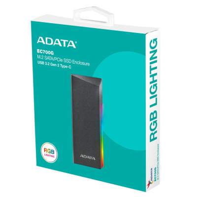 ADATA EC700G AEC700GU32G2-CGY Корпус для HDD/SSD 7