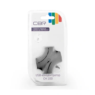 CBR CH 100 BLACK USB-концентратор 2