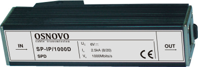 OSNOVO SP-IP/1000D Устройство грозозащиты