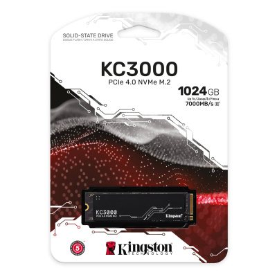 Kingston KC3000 1Tb Твердотельный накопитель SKC3000S/1024G 2