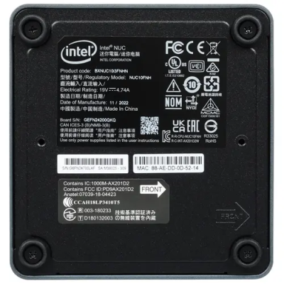 Intel NUC 10 Миникомпьютер BXNUC10I3FNHN 5