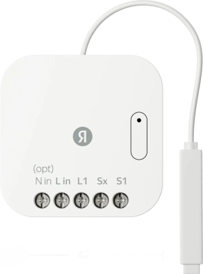 Yandex YNDX-00537 Умное одноканальное реле Яндекс