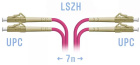 SNR SNR-PC-LC/UPC-MM4-DPX-7m Патчкорд оптический