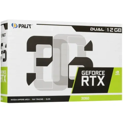 Palit GeForce RTX 3060 Dual (LHR) Видеокарта NE63060019K9-190AD 7
