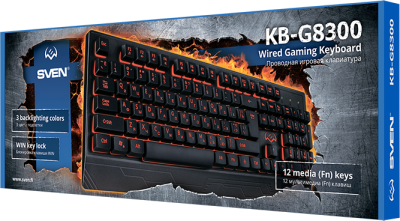 SVEN KB-G8300 SV-019280 Игровая клавиатура 10