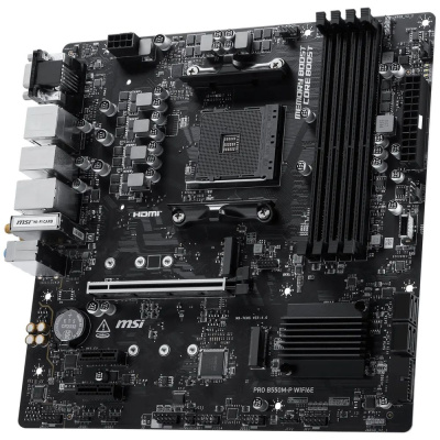 MSI PRO B550M-P WIFI6E Материнская плата 2