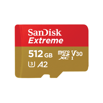 SanDisk Extreme MicroSDXC Карта памяти 512GB SDSQXAV-512G-GN6MA