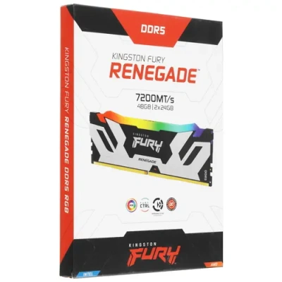 Kingston FURY Renegade Silver RGB KF572C38RSAK2-48 Модуль памяти 3