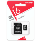 Smartbuy  Micro SD 16 GB Class 10 Карта памяти