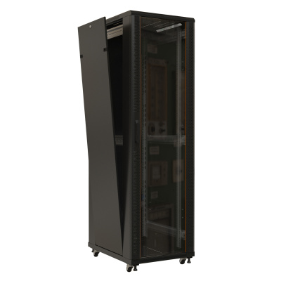 Hyperline TTB-4261-DD-RAL9004 Шкаф напольный 4