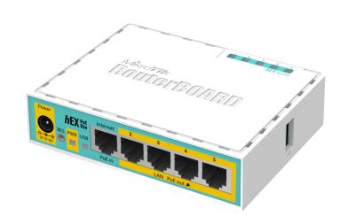 MikroTik hEX PoE lite (RB750UPR2) PoE маршрутизатор 650 МГц  4