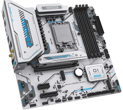 MAXSUN MS-ESPORT Z890M WIFI ICE Материнская плата 3
