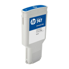 HP 747 Картридж 300 мл голубой P2V85A 