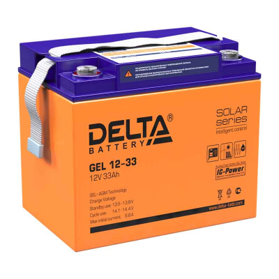 Delta GEL 12-33 Свинцово-кислотный аккумулятор