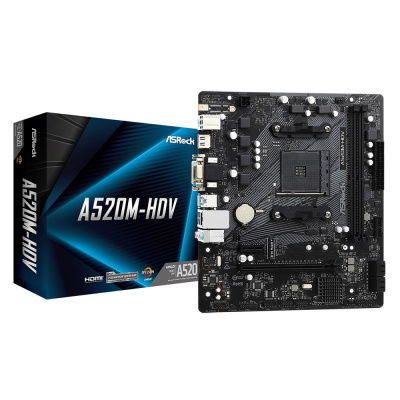 ASRock A520M-HDV Материнская плата