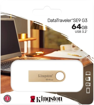 Kingston DTSE9G3/64GB Память USB Flash 3