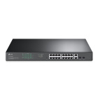 TP-Link TL-SG1218MPE Коммутатор Easy Smart с 18 гигабитными портами RJ45 (16 портов PoE+)