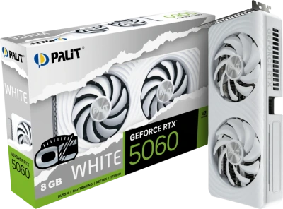 Palit RTX5060 8GB PA-RTX5060 WHITE OC NE75060U19P1-GB2063M Видеокарта 8