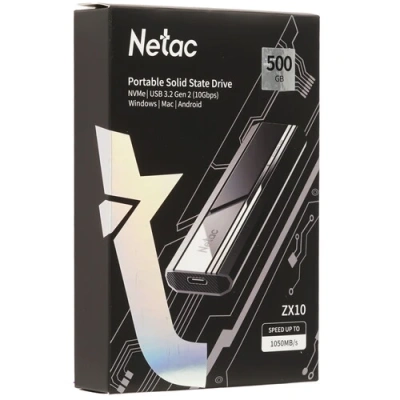Netac ZX10 NT01ZX10-500G-32BK Накопитель SSD 3