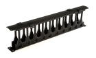Hyperline CMF-1U-FPL106-MCOV-RAL9005 Кабельный организатор