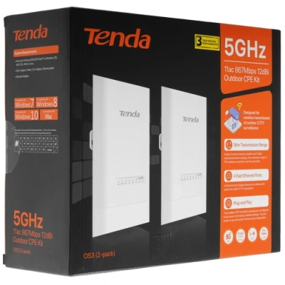 TENDA OS3(2-PACK) Наружная точка доступа 3