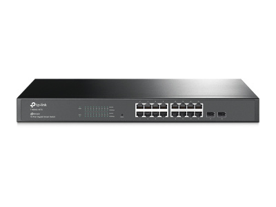 TP-Link T1600G-18TS JetStream 16-портовый гигабитный Smart коммутатор с 2 SFP-слотами
