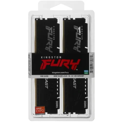 Kingston Fury Beast Black AMD KF556C36BBEK2-16 Память оперативная 3