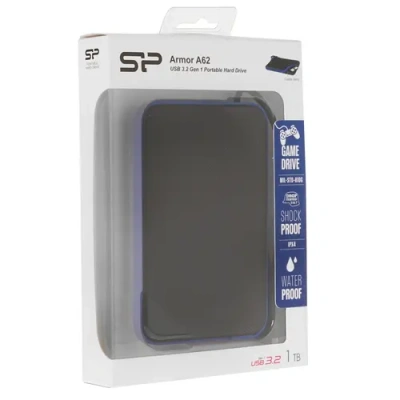 Silicon Power A62 Game Drive SP010TBPHD62SS3B Внешний HD 3